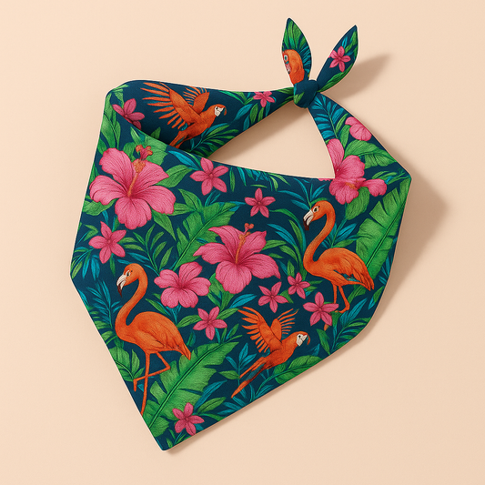 Tropical Paradise Bandana for Dogs - Holiday Collection