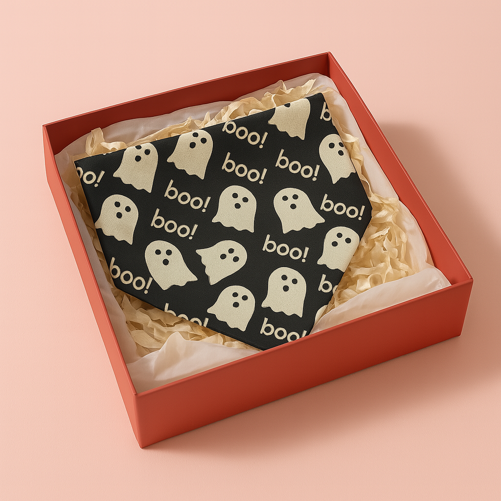 Boo Spookster Bandana for Cats