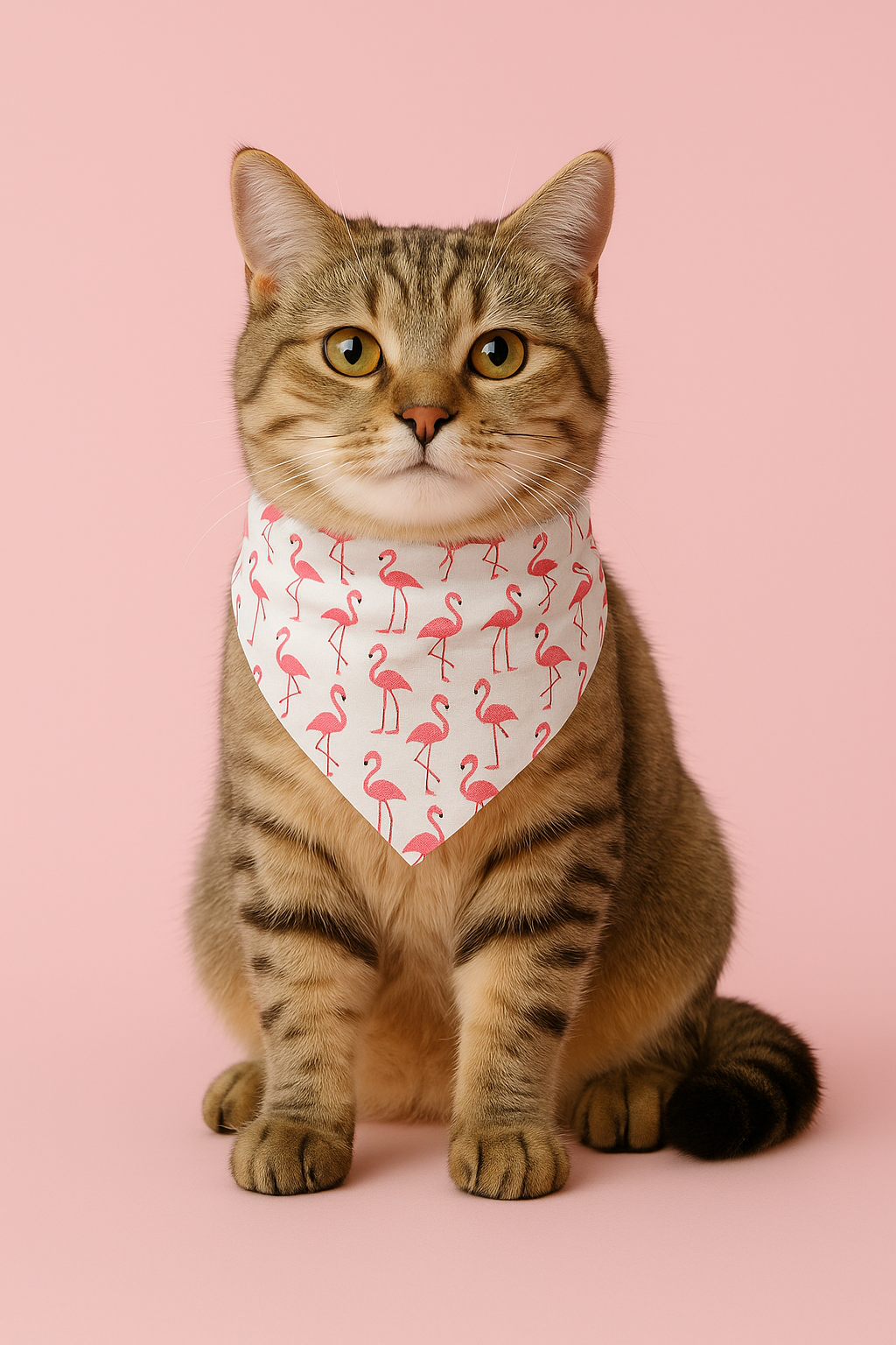 Flamin' cute Bandana for Cats - XS