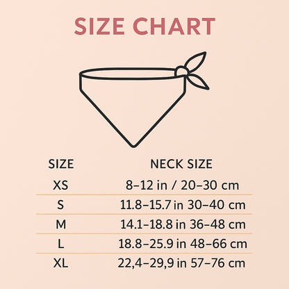 Flamin' cute Bandana for Cats - XS